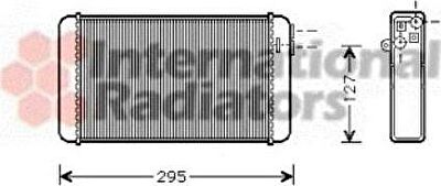 Van Wezel 37006116 теплообменник, отопление салона на OPEL OMEGA A (16_, 17_, 19_)