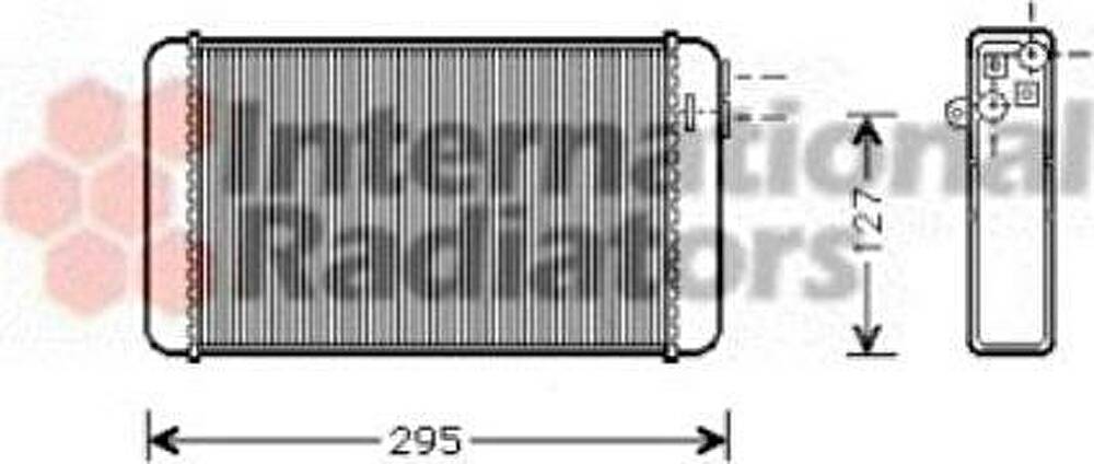 Van Wezel 37006116 теплообменник, отопление салона на OPEL OMEGA A (16_, 17_, 19_)