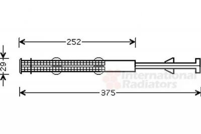 Van Wezel 3700D379 осушитель, кондиционер на OPEL ZAFIRA A (F75_)