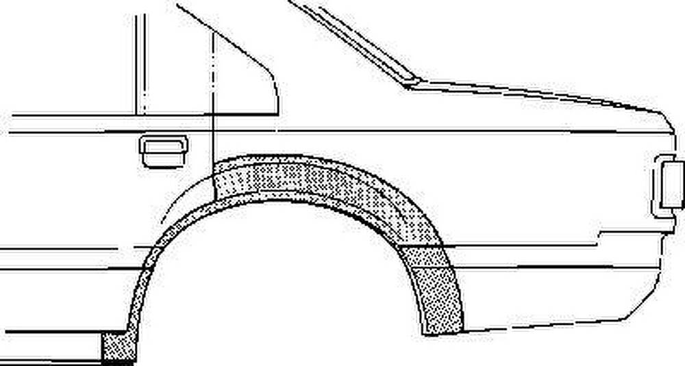 Van Wezel 3710147 боковина на OPEL REKORD E (17_-19_, 11_, 14_, 16_)