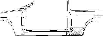 Van Wezel 3727142 боковина на OPEL KADETT D (31_-34_, 41_-44_)