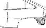 Van Wezel 3731133 боковина на OPEL KADETT E универсал (35_, 36_, 45_, 46_)