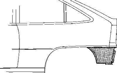 Van Wezel 3731133 боковина на OPEL KADETT E универсал (35_, 36_, 45_, 46_)