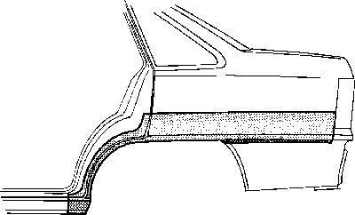 Van Wezel 3732147 боковина на OPEL KADETT E (39_, 49_)