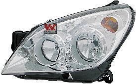 Van Wezel 3745963 основная фара на OPEL ASTRA H (L48)