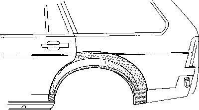 Van Wezel 3757148 боковина на OPEL MANTA B (58_, 59_)