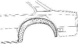 Van Wezel 3763445 колесная ниша на OPEL VECTRA A (86_, 87_)