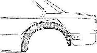 Van Wezel 3766345 боковина на OPEL VECTRA B (36_)