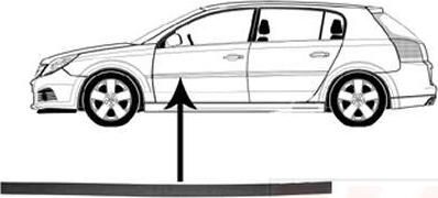 Van Wezel 3768423 облицовка / защитная накладка, дверь на OPEL VECTRA C универсал