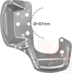 VAN WEZEL Отражатель, диск тормозного механизма (3776372)