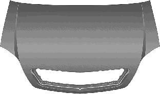 Van Wezel 3781660 капот двигателя на OPEL MERIVA