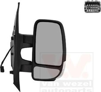 Van Wezel 3799802 наружное зеркало на OPEL MOVANO B фургон