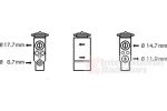 Van Wezel 40001350 расширительный клапан, кондиционер на PEUGEOT 206 SW (2E/K)