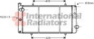 Van Wezel 40002079 радиатор, охлаждение двигателя на PEUGEOT 309 II (3C, 3A)