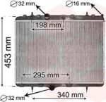 Van Wezel 40002255 радиатор, охлаждение двигателя на PEUGEOT 208