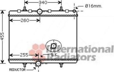 Van Wezel 40002314 радиатор, охлаждение двигателя на PEUGEOT EXPERT Tepee (VF3V_)