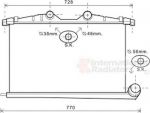 Van Wezel 40004363 интеркулер на PEUGEOT 407 купе (6C_)