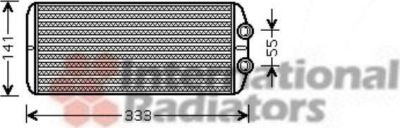 Van Wezel 40006312 теплообменник, отопление салона на PEUGEOT PARTNER фургон (5)