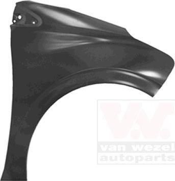 Van Wezel 4034658 крыло на PEUGEOT 208