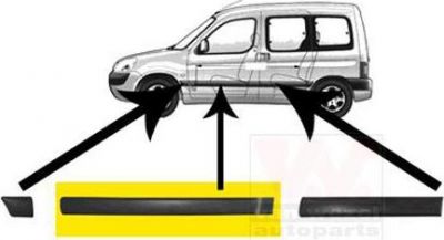 Van Wezel 4051423 облицовка / защитная накладка, дверь на PEUGEOT PARTNER фургон (5)