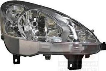 Van Wezel 4052962V основная фара на PEUGEOT PARTNER фургон