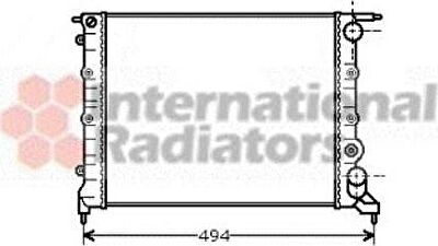 Van Wezel 43002043 радиатор, охлаждение двигателя на RENAULT 19 I (B/C53_)