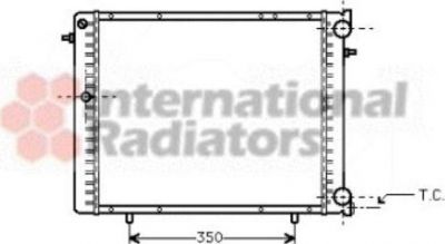 Van Wezel 43002125 радиатор, охлаждение двигателя на RENAULT 19 I (B/C53_)