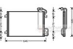 Van Wezel 43005273 конденсатор, кондиционер на RENAULT SCЙNIC I (JA0/1_)