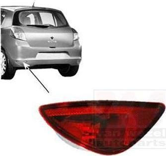 Van Wezel 4333939 отражатель на RENAULT CLIO III (BR0/1, CR0/1)