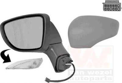 Van Wezel 4386817 наружное зеркало на RENAULT CAPTUR