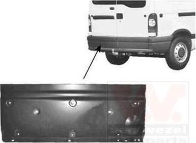 Van Wezel 4387149 задняя дверь на OPEL MOVANO Combi (J9)