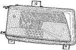 Van Wezel 4912943V основная фара на SEAT INCA (6K9)