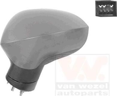 Van Wezel 4919807 наружное зеркало на SEAT IBIZA V ST (6J8, 6P8)