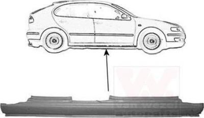 Van Wezel 4933104 накладка порога на SEAT LEON (1M1)