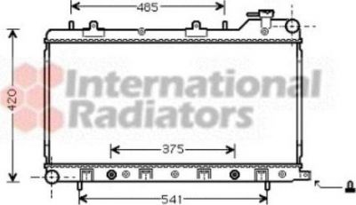 Van Wezel 51002046 радиатор, охлаждение двигателя на SUBARU IMPREZA универсал (GF)