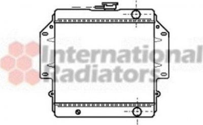 Van Wezel 52002012 радиатор, охлаждение двигателя на SUZUKI SAMURAI (SJ)
