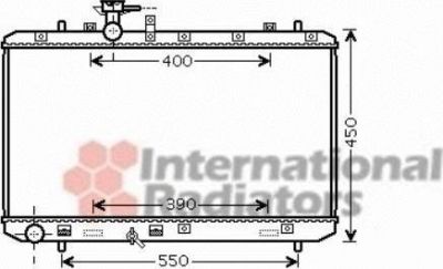 Van Wezel 52002084 радиатор, охлаждение двигателя на FIAT SEDICI (FY_)