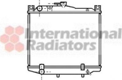 Van Wezel 53002028 радиатор, охлаждение двигателя на TOYOTA CARINA (TA4L, TA6_L)