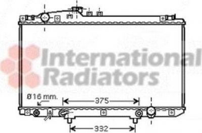 Van Wezel 53002337 радиатор, охлаждение двигателя на LEXUS SC (UZZ40_)