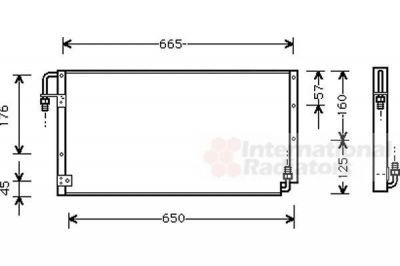 Van Wezel 53005211 конденсатор, кондиционер на TOYOTA COROLLA Wagon (_E10_)