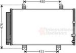 Van Wezel 53005662 конденсатор, кондиционер на LEXUS GS (GRL1_, GWL1_)