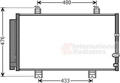 Van Wezel 53005662 конденсатор, кондиционер на LEXUS GS (GRL1_, GWL1_)
