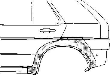 Van Wezel 5324147 боковина на TOYOTA COROLLA Compact (_E9_)