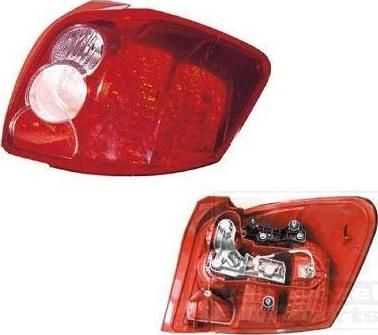 Van Wezel 5405934 задний фонарь на TOYOTA AURIS (NRE15_, ZZE15_, ADE15_, ZRE15_, NDE15_)