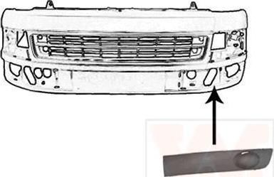 Van Wezel 5790591 решетка вентилятора, буфер на VW MULTIVAN V (7HM, 7HN, 7HF, 7EF, 7EM, 7EN)