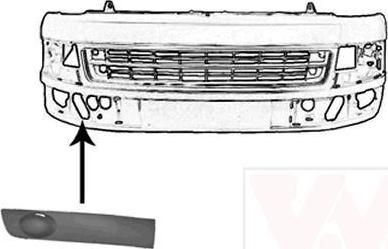 Van Wezel 5790592 решетка вентилятора, буфер на VW MULTIVAN V (7HM, 7HN, 7HF, 7EF, 7EM, 7EN)