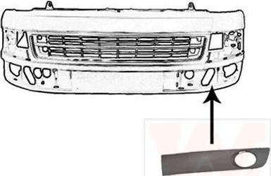 Van Wezel 5790593 решетка вентилятора, буфер на VW MULTIVAN V (7HM, 7HN, 7HF, 7EF, 7EM, 7EN)