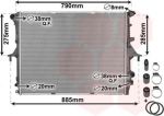 Van Wezel 58002214 радиатор, охлаждение двигателя на VW TOUAREG (7LA, 7L6, 7L7)
