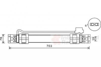 Van Wezel 58003315 масляный радиатор, двигательное масло на VW PASSAT (3C2)