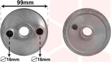 Van Wezel 58003358 масляный радиатор, автоматическая коробка передач на SEAT LEON (1P1)